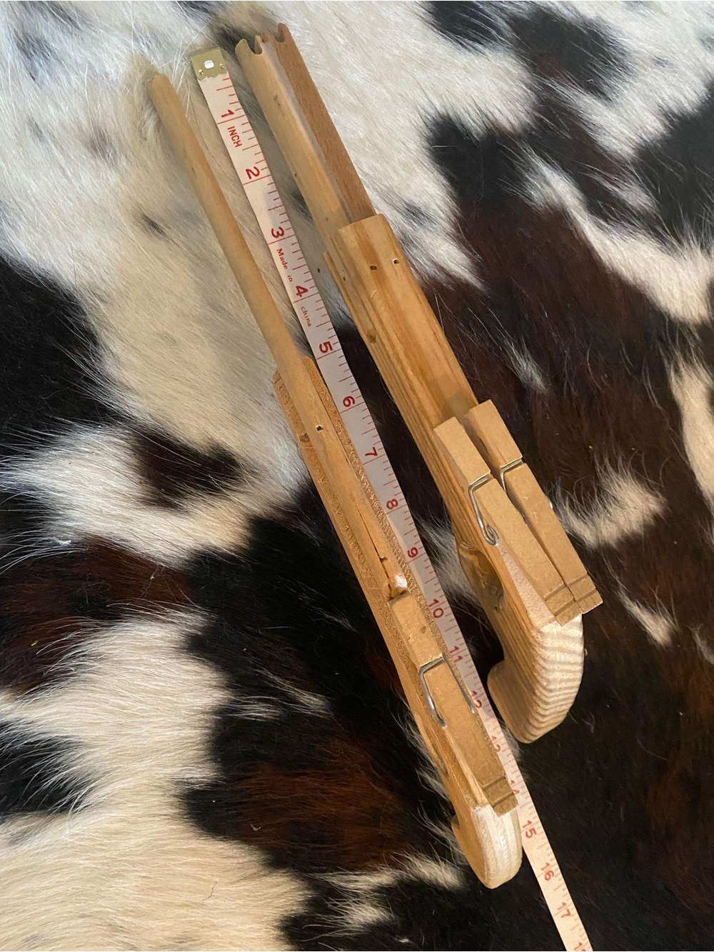 Natural Wood rubber band shooters clothes pins no rubbers included 👀